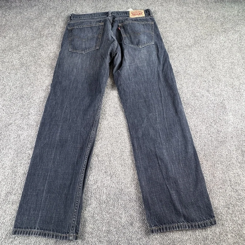Levi's 505 Jeans Men's 36x29 Blue Straight Leg Classic‎ Heritage Workwear Preppy